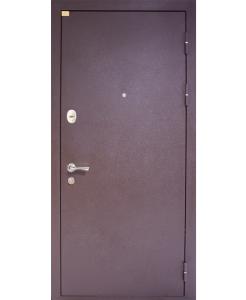 Металлическая дверь в квартиру с отделкой порошковое напыление с 2-х сторон. купить с установкой