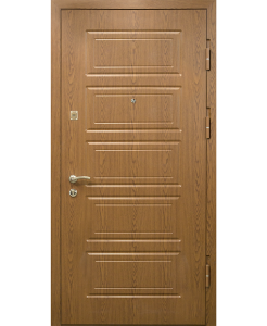 Дверь в квартиру: фрезерованная МДФ-панель купить с установкой