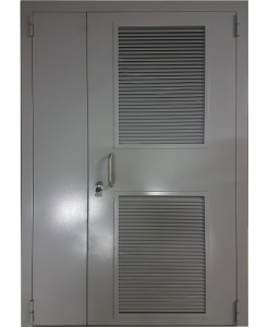 Техническая металлическая дверь - порошковое напыление с 2-х сторон купить с установкой